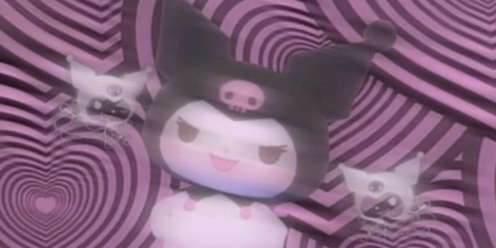 1080x1920 Download Kuromi Dark Alt Aesthetic Wallpaper | Wallpapers.com