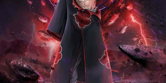 1414x1920 Download Naruto Pain Transforming 4k Wallpaper | Wallpapers.com