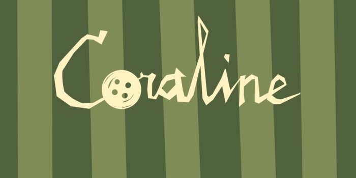 1183x2560 Coraline Logo Green Wallpapers - Coraline Wallpaper for iPhone Free