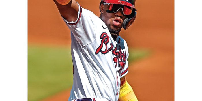2000x2000 Atlanta Braves: Ronald Acuña Jr. 20201 Mural - Officially Licensed MLB –  Fathead