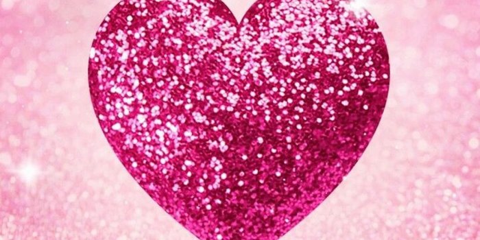 1080x1920 Pink Glitter Heart Wallpaper Download | MobCup