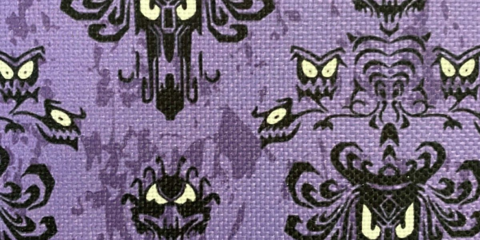 1200x1600 Lot of 2 Haunted Mansion Wallpaper Purple Black Scary Polyester Placemats |  eBay