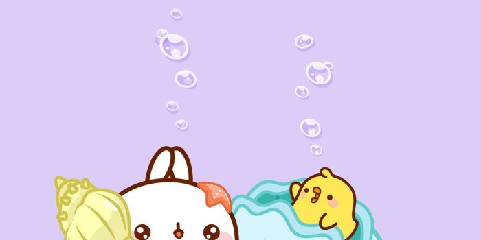 1200x2133 Molang Ocean Wallpapers: Discover The Seashell Wallpaper of Molang