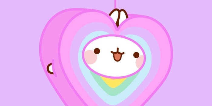1000x1780 Molang Valentine's Day Wallpapers: Discover The Love Wallpaper of Molang