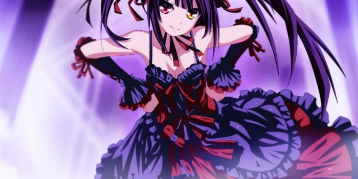 1440x1168 Download Dark Elegance: Kurumi Tokisaki in Gothic Anime Attire Wallpaper |  Wallpapers.com