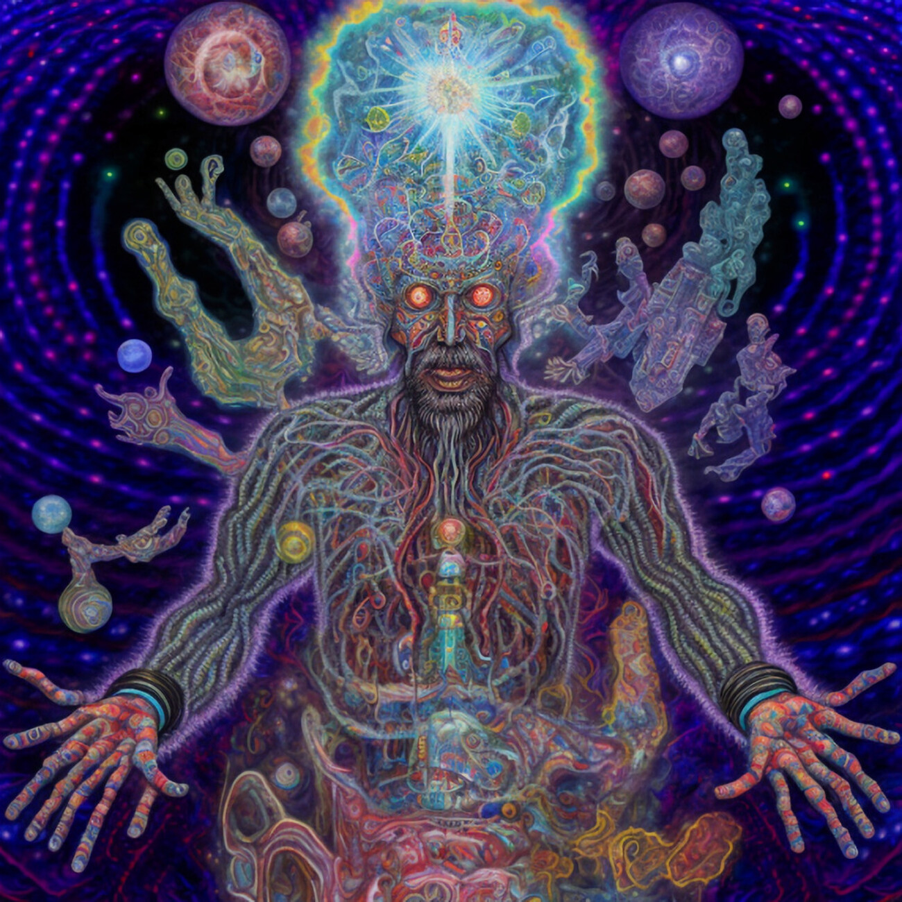 1300x1300 Acid God Wall Mural | Buy online at Europosters