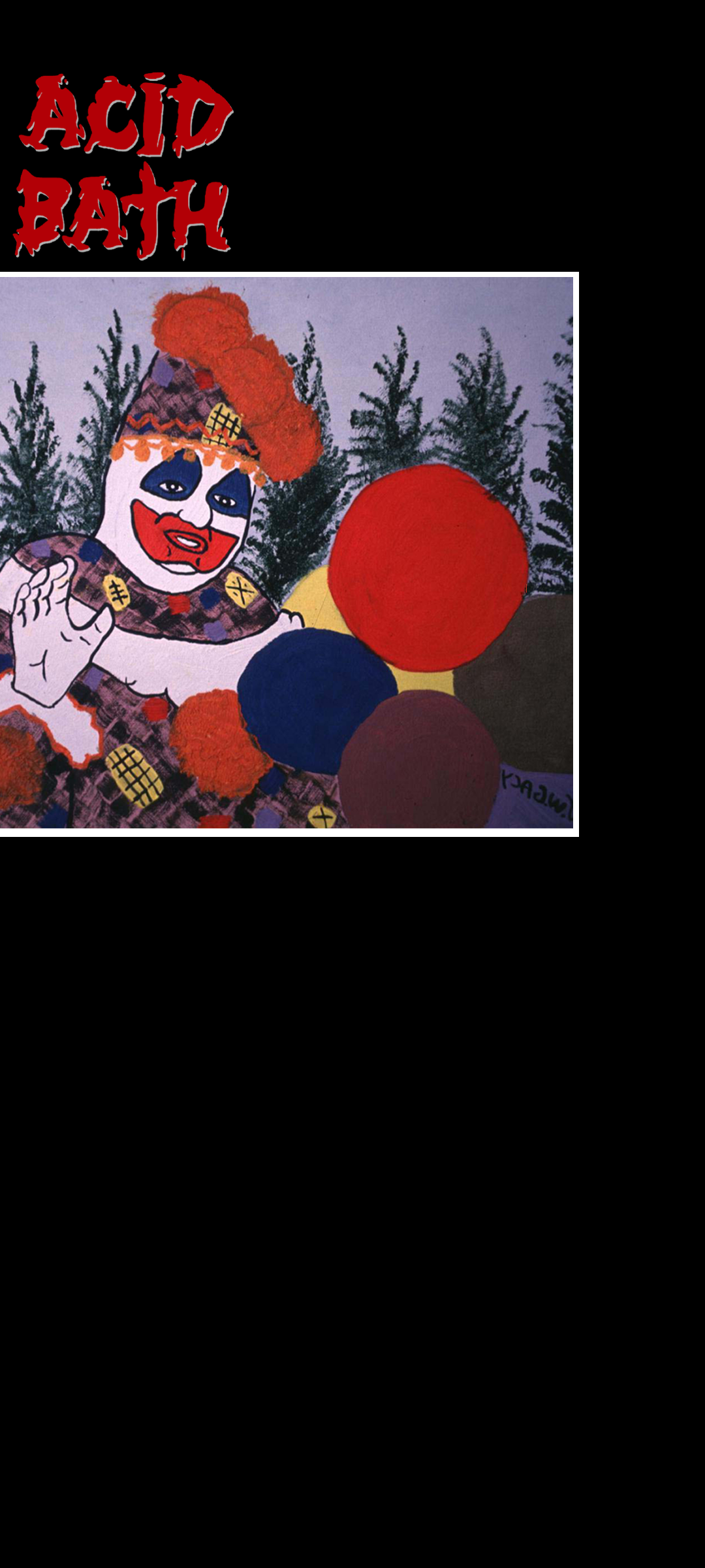 1080x2400 I am a huge fan of acid bath, and I see that there is no wallpaper of the  band at all, so I create this one. Maybe I could do more wallpapers