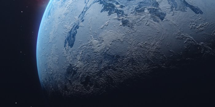 1536x2048 Planet Wallpaper 4K, Frozen, Orbit, Outer space