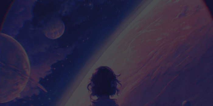 1183x2560 Girl in Outer Space Wallpapers - Pastel Space Aesthetic Wallpaper