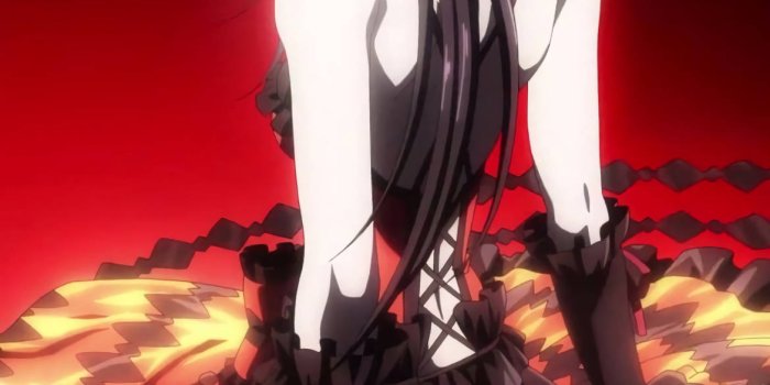 1171x1920 Download Anime Waifu Kurumi Tokisaki Red Aesthetic Dress Wallpaper |  Wallpapers.com