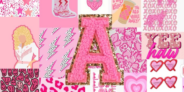 1920x1280 Pink Preppy Wallpaper - Etsy