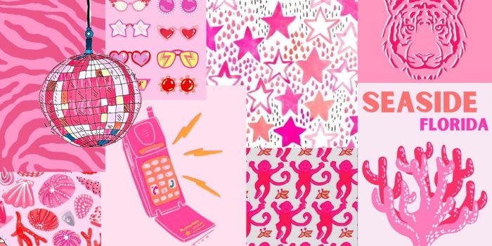 1200x675 Pink Preppy Computer Wallpapers