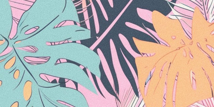 1183x2560 Preppy Tropical Pink Wallpapers - Pink Preppy Wallpapers iPhone