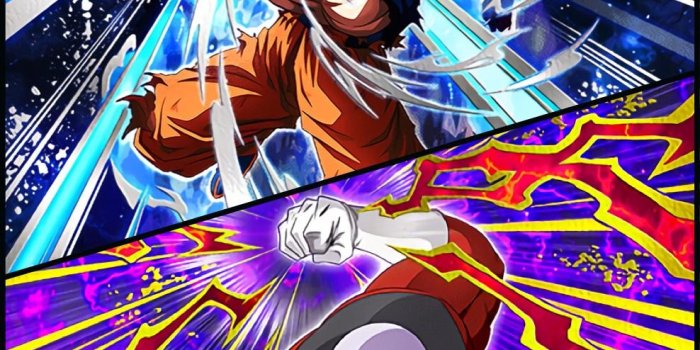 988x1756 Goku vs. Jiren wallpaper. Didn't take much time but looks pretty clean :  r/DBZDokkanBattle