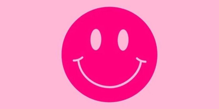 1080x1920 Download Minimalist Preppy Pink Smiley Face Wallpaper | Wallpapers.com