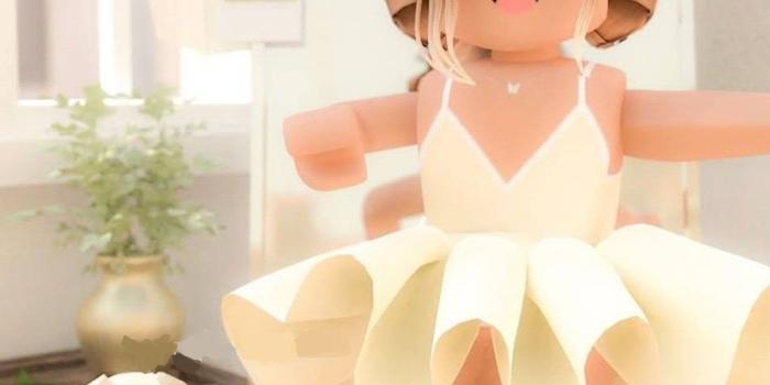 1718x1920 Download Ballerina Roblox Girl Wallpaper | Wallpapers.com