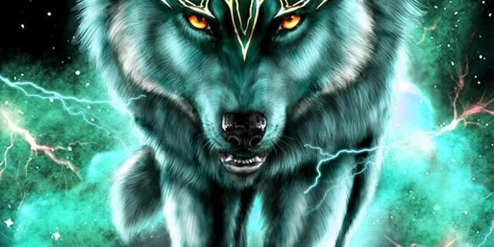 720x1280 Neon devil wolf Wallpapers Download | MobCup