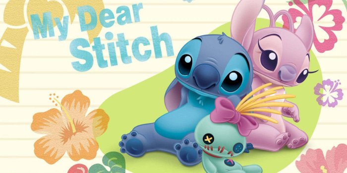 1920x1200 100+] Stitch And Angel Couple Wallpapers | Wallpapers.com