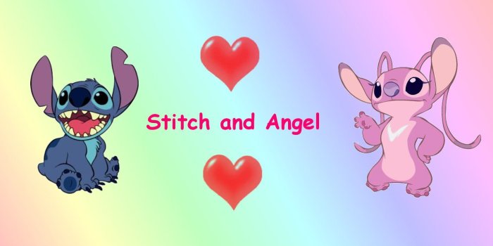 1366x768 Lilo and stitch drawings, Stitch and angel, Angel wallpaper
