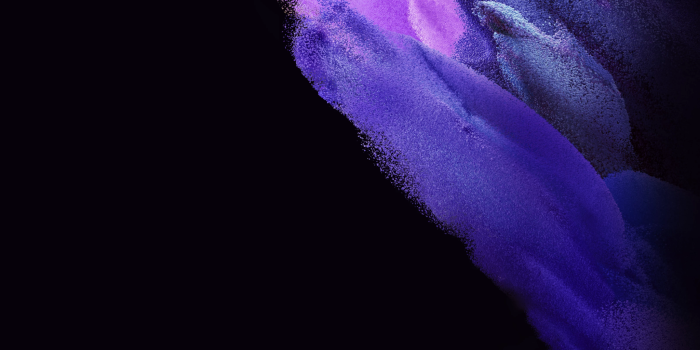 2048x2048 Samsung Galaxy S21 Wallpaper 4K, Stock, AMOLED, Particles, Purple