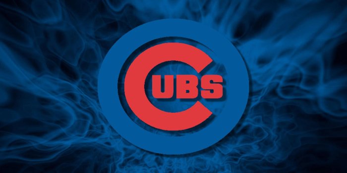 1920x1440 Download Blue Chicago Cubs Logo Wallpaper | Wallpapers.com