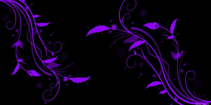 1920x1080 Purple Leaf Abstract by MaDonna
