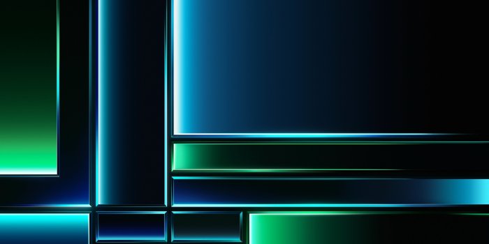 2732x2732 Grid Wallpaper 4K, Dark theme, Green background