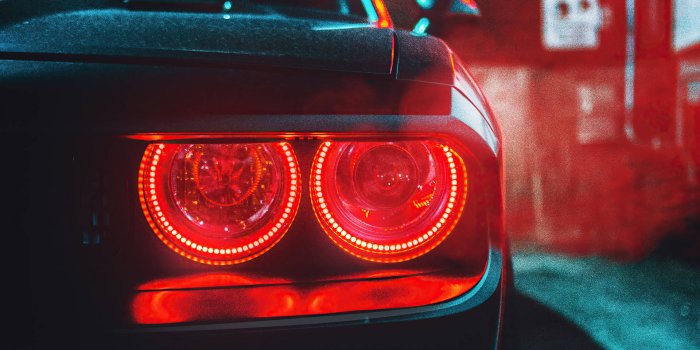 1920x1080 Download Power and Elegance - Black Dodge Challenger Demon 4K with striking  red tail lights. Wallpaper | Wallpapers.com