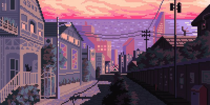 1920x1440 8 Bit City Wallpapers