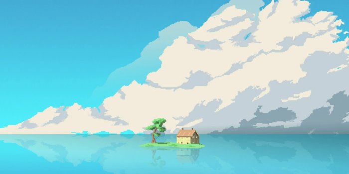 1280x720 8-bit Island | Wallpaper Engine