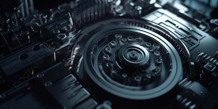 1200x673 Photo Of A Mechanical Engine On A Black Background, 3d Machine Technology  Background With Dark Color Premium Image, Hd Photography Photo Background  Image And Wallpaper for Free Download