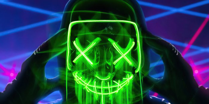 3840x2160 Neon Green Mask Triangle Guy 4k, HD Artist, 4k Wallpapers, Images,  Backgrounds, Photos and Pictures