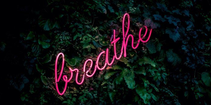 3840x2560 Breathe Wallpaper 4K, Neon sign, Green background