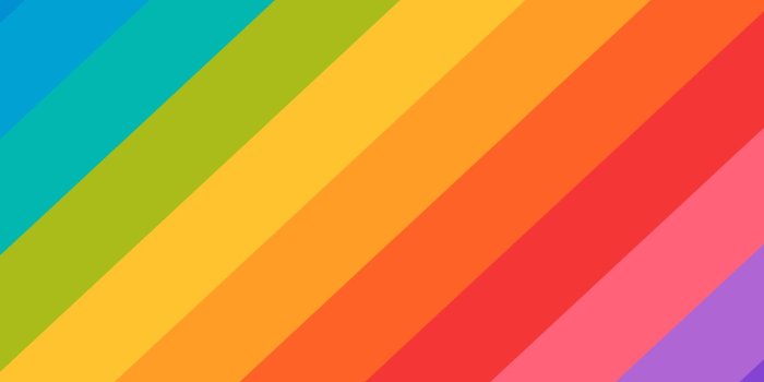 1650x1070 Bold Rainbow Stripe Wallpaper Mural - Hovia