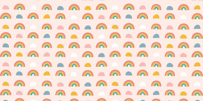 2400x2400 Rainbow patterned desktop, tablet and phone wallpaper – makeandtell