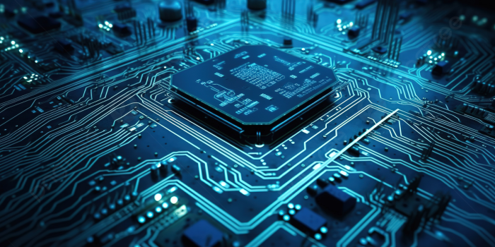 1200x673 Blue Electronic Background Featuring Cpu Data Flow Circuit Board In 3d  Rendering, Electric Circuit, Computer Science, Internet Speed Background  Image And Wallpaper for Free Download
