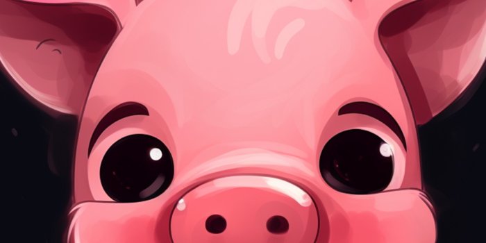 1183x2560 Cute Pig Black Wallpapers - Funny Pig Wallpapers for iPhone 4k