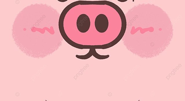 640x1280 Pure Color Cartoon Cute Pig Mobile Wallpaper Background Wallpaper Image For  Free Download - Pngtree