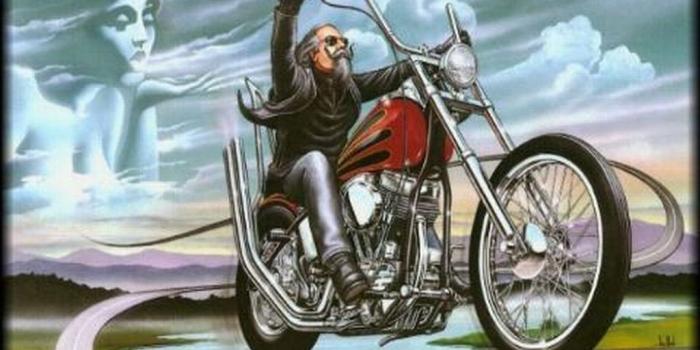 1024x768 Old School Biker Wallpapers - Top Free Old School Biker Backgrounds -  WallpaperAccess | David mann art, Motorcycle drawing, David mann