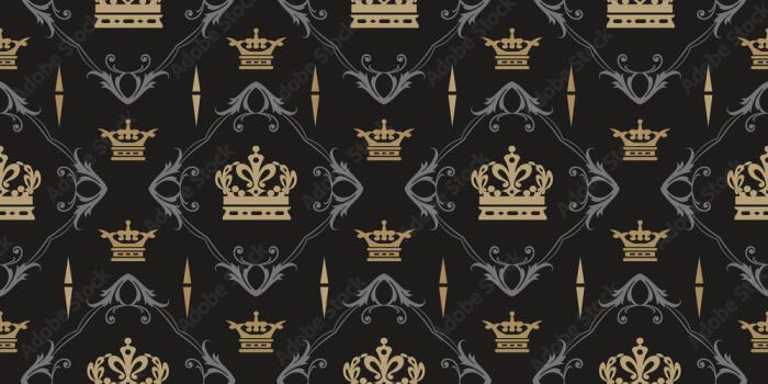 1000x1000 Dark background pattern. Background image in royal style. Seamless patten,  wallpaper texture. Vector image, vintage Stock Vector | Adobe Stock