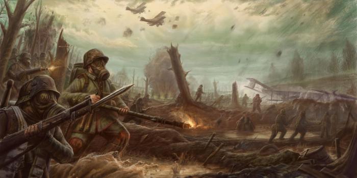 4500x2347 WW1 Tank Wallpapers