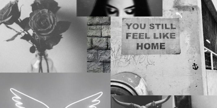 720x1280 Grey Collage Aesthetic Wallpapers