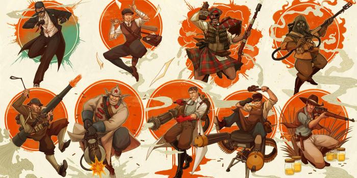 1920x1080 Download Team Fortress 2 Ww1 Classes Wallpaper | Wallpapers.com