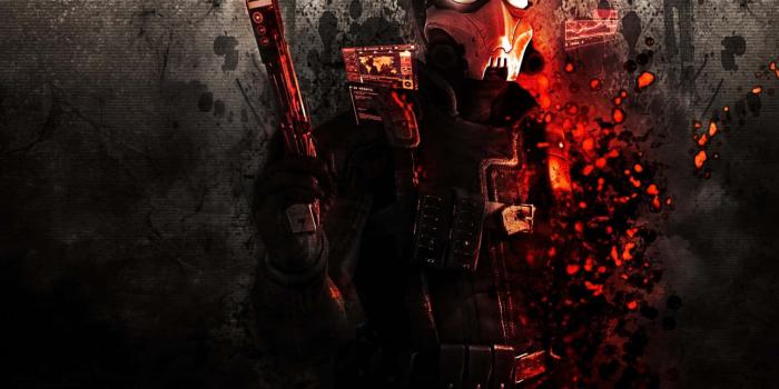 1920x804 Download Red Gaming Player Background Wallpaper | Wallpapers.com