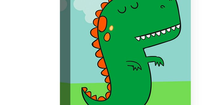 2000x2000 Awkward Styles Cute Dinosaurs Canvas Prints Little Trex Framed Canvas Wall  Art Ready to Hang Picture Kids Room Decor Gifts Art for Kids Newborn Baby  Room Wall Decor Dinosaur Wallpapers Made in