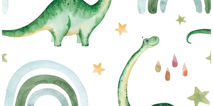 1500x1500 Cute Dinosaur Peel and Stick Wallpaper Rainbow Raindrop Removable Cont –  HaokHome