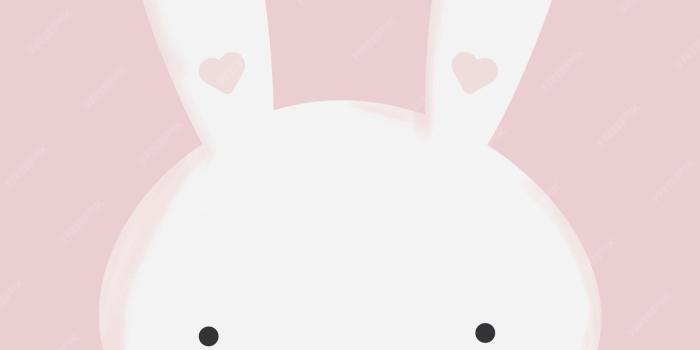 1600x2000 Premium Vector | Pink bunny wallpaper background