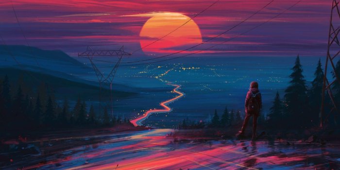 1920x1080 This cool wallpaper I found on discord. Credit: !Confused Unicorn  [LOL]!#4776 | Desktop wallpapers backgrounds, Anime scenery wallpaper,  Landscape wallpaper