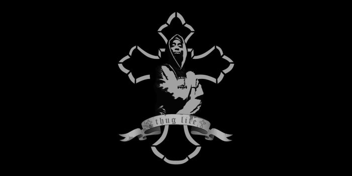 1920x1080 Download 2pac Thug Life Cross Picture | Wallpapers.com