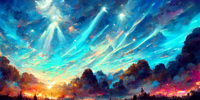 2048x1152 My third attempt at creating wallpapers: Glowing Sunrise of a Summer Day |  Using MidJourney AI (Image Creator bot for Discord) : r/artificial